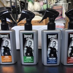 Tapout Men's Grooming Spray Set - Black and Gray